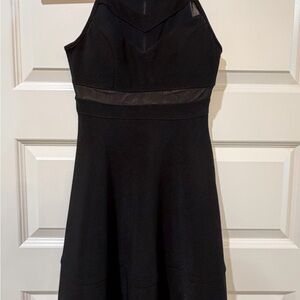 Honey and Rosie Black Sleeveless Fit-and-Flare Mini Dress